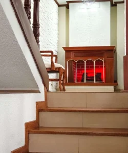 Casa en venta Magdalena contreras Escaleras y chimenea