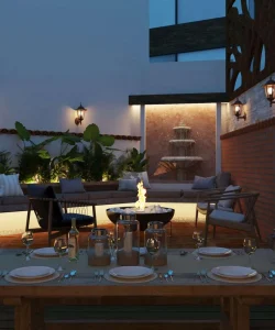 Casa en venta letran valle render partio